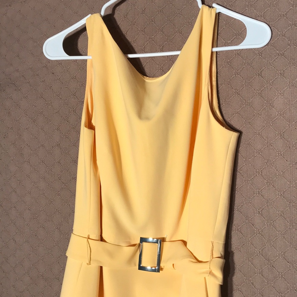 White House Black Market buckle front dress